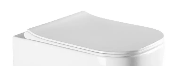 Сиденье для унитаза «Art&Max» AM232SC ультратонкое дюропласт с микролифтом белое
