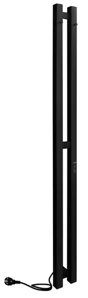 Электрический полотенцесушитель «Indigo» Style Pro LSPRE120-10BRRt 10/120 чёрный муар универсальный