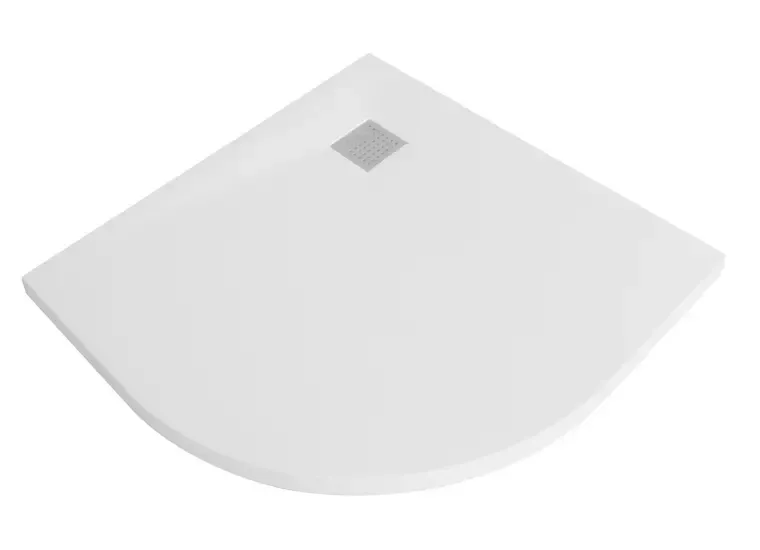 Душевой поддон «WasserKRAFT» Main 41T01 90/90 низкий стеклопластик четверть круга белый