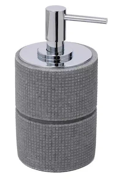 Дозатор для мыла «Fixsen» Nero FX-240-1 на стол серый/хром