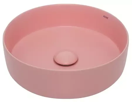 Раковина «AQUAme» AQM5012 35/35 фарфоровая розовая матовая