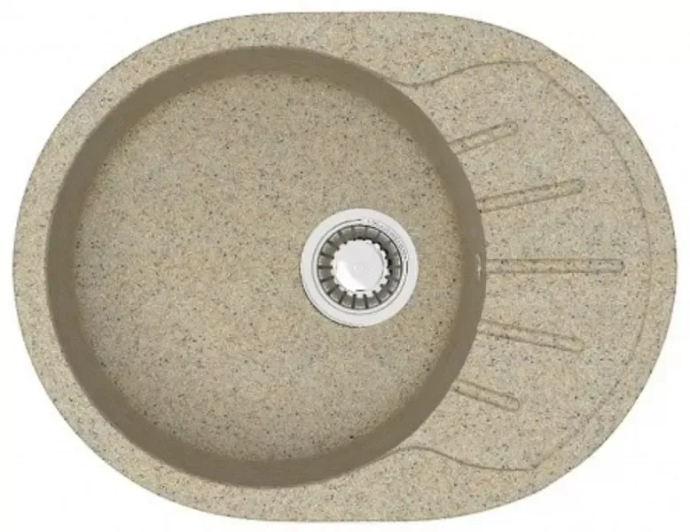 Мойка для кухни «Azario» Light 57/44 искусственный камень песочный