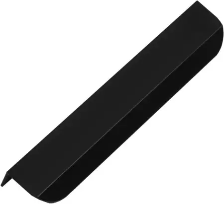 Мебельная ручка «Aquanet» Ирис new 12.8 (для тумб 50, 60/пенала) чёрная матовая