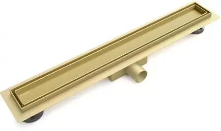 Душевой лоток «Esbano» Meta ESTRMETTILE60SG боковой выпуск матовое золото/под плитку