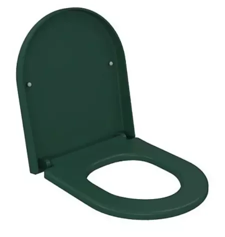 Сиденье для унитаза «Ambassador» Abner 102T20701 дюропласт с микролифтом зеленое