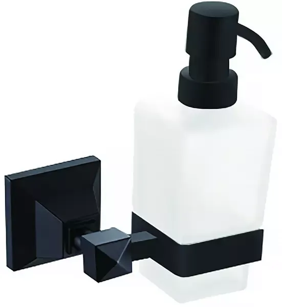 Дозатор для мыла «Azario» Altre AZ96012B на стену чёрный матовый