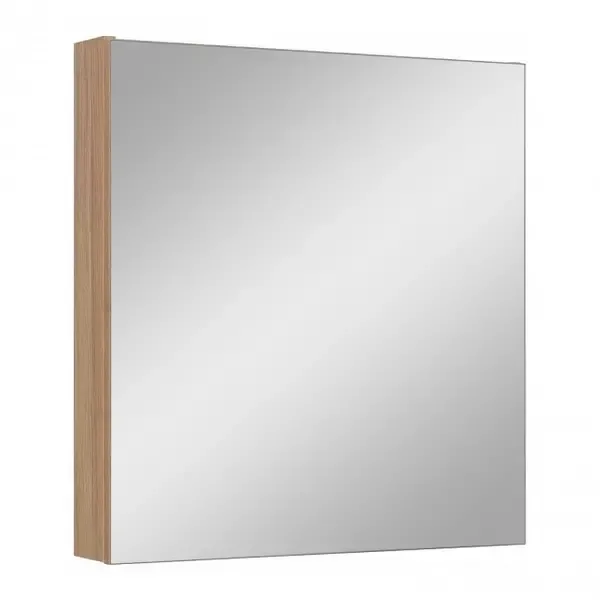 Зеркальный шкаф «Runo» Лада 60 без света серый дуб универсальный