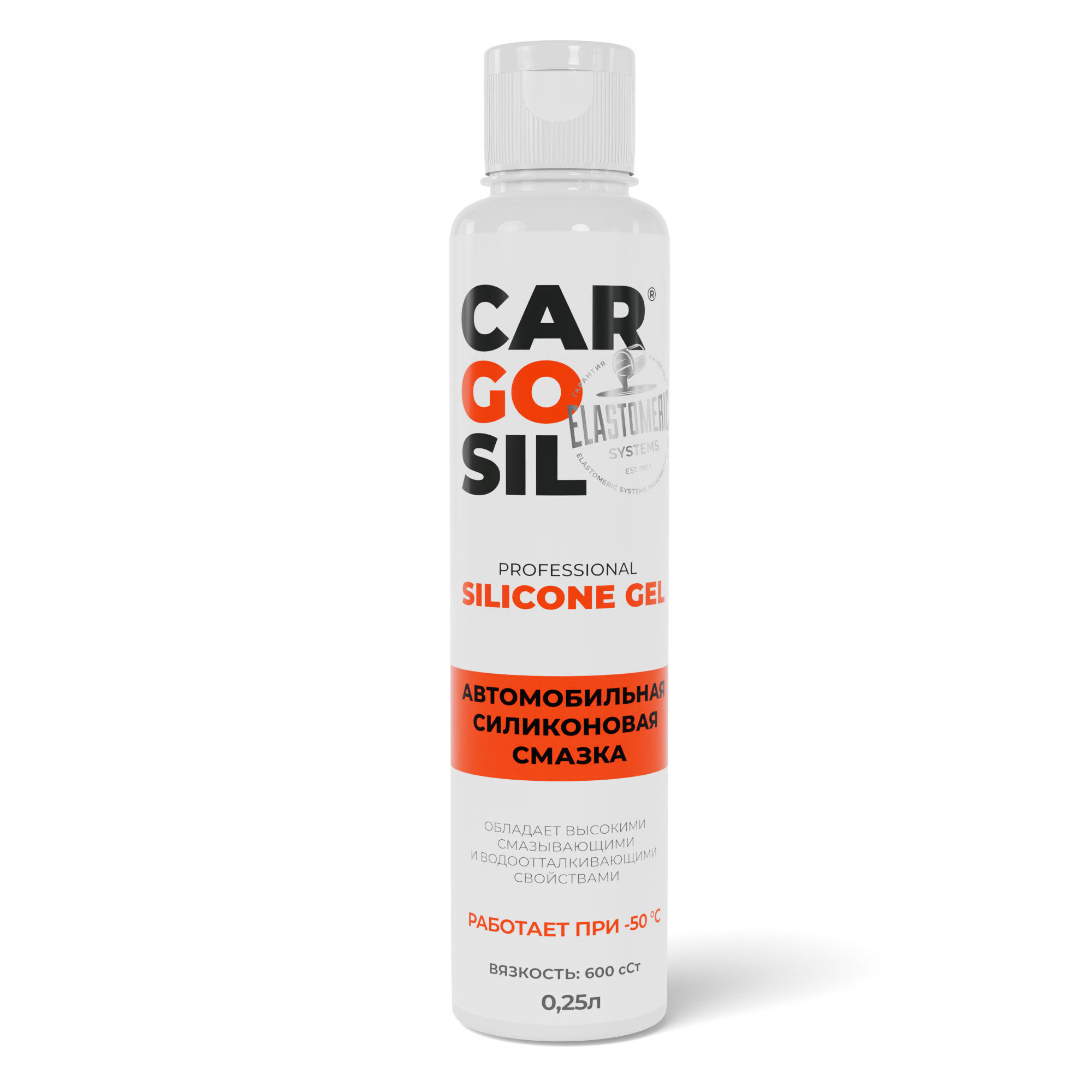 Автомобильная силиконовая смазка CARGOSIL prosessional silicone gel 600cCt 250ml