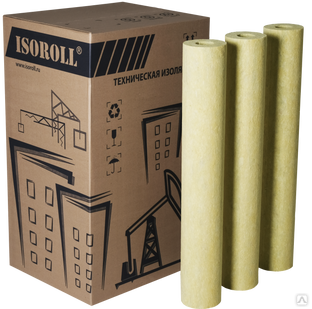 Цилиндр ISOROLL® горючесть - НГ для труб 35см 30 мм. 
