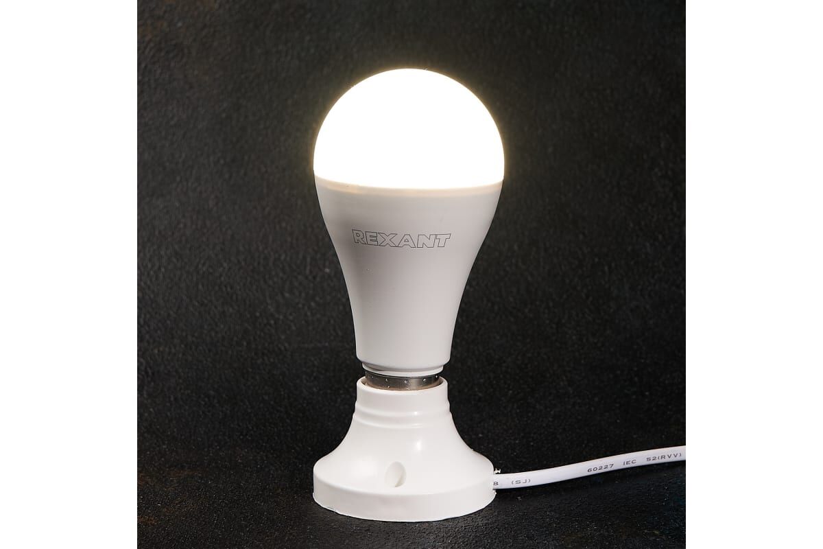 Лампа светодиодная Груша A80 25,5Вт E27 2423Лм 4000K нейтральный свет Rexant 4