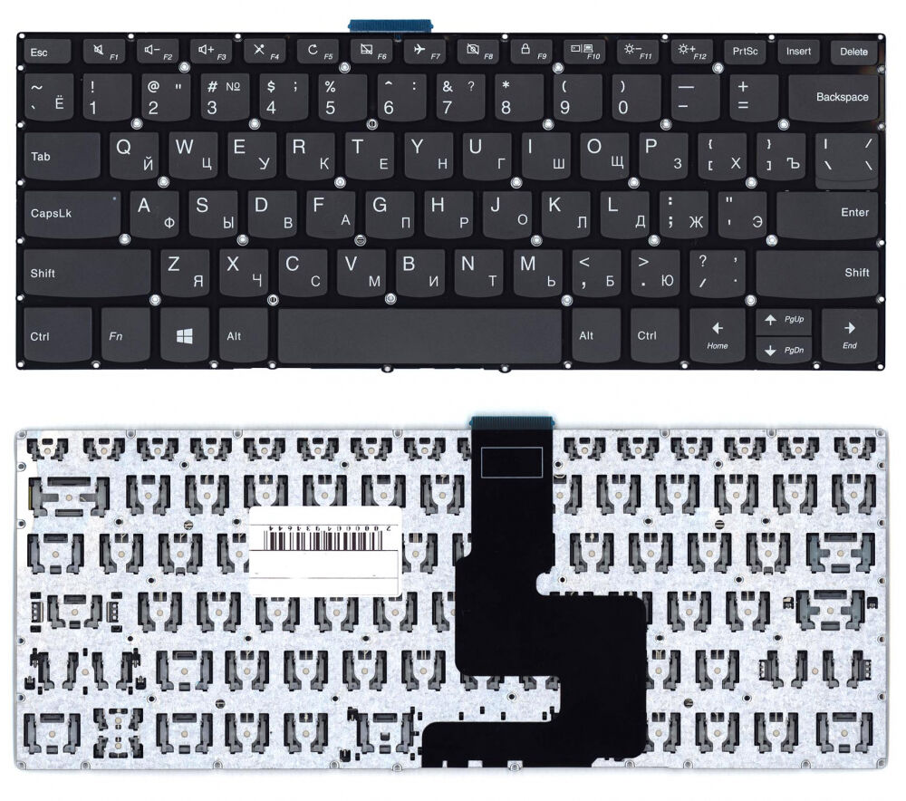 Клавиатура для ноутбука Lenovo Chromebook S340-14 черная