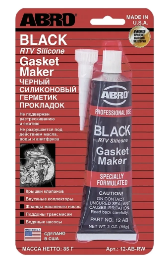 Герметик прокладка ABRO 85г. черный