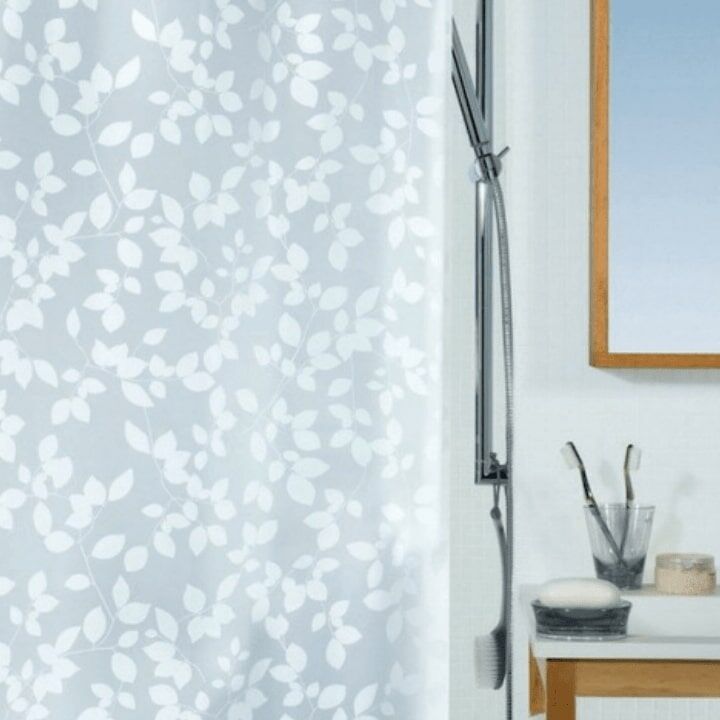 Штора для ванной комнаты Spirella Blatt white