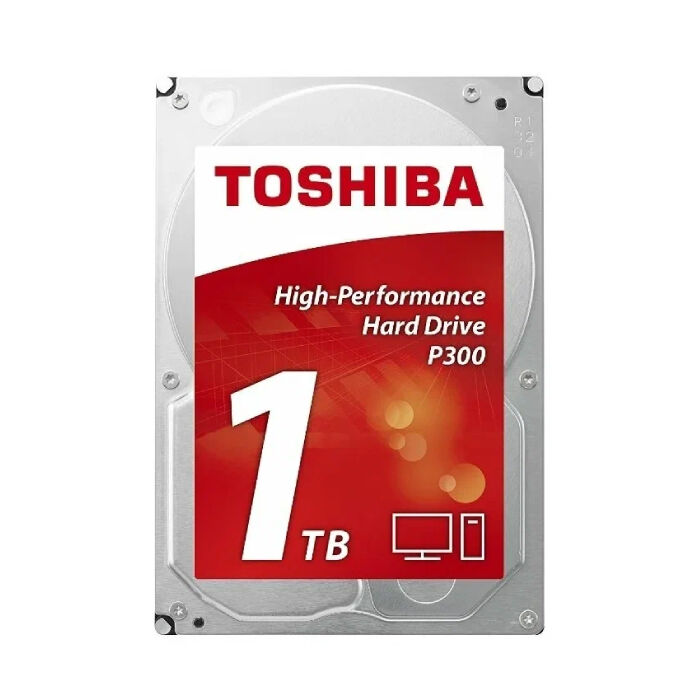 Жесткий диск 3.5" 1Tb Toshiba P300 HDWD110UZSVA, 7200rpm 64Mb SATA3