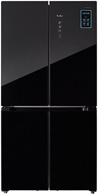 Многокамерный холодильник TESLER RCD-545I BLACK GLASS