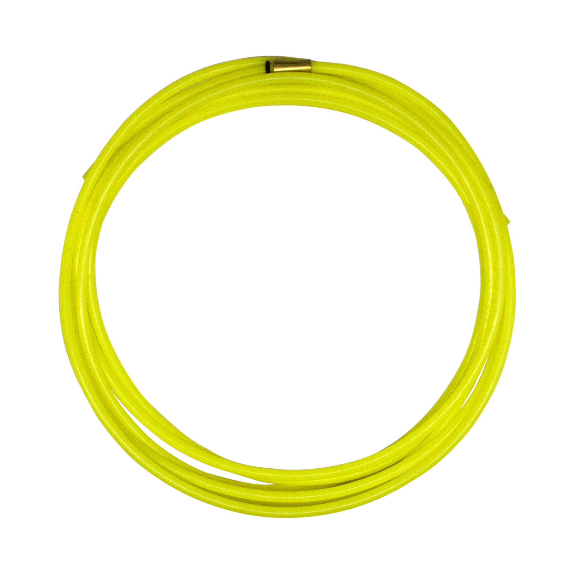 Канал подающий тефлоновый д. 1,2-1,6 мм (4м \/ желтый)