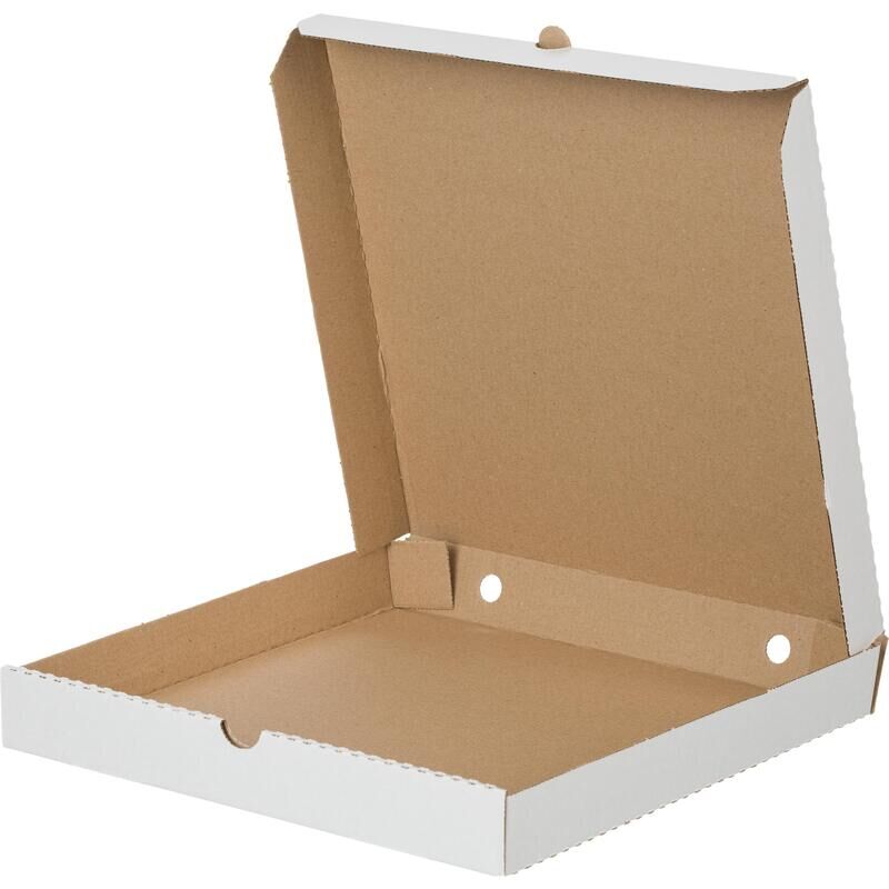 Коробка для пиццы 310х310х40 мм Т-22 белая (50 штук в упаковке) NoName