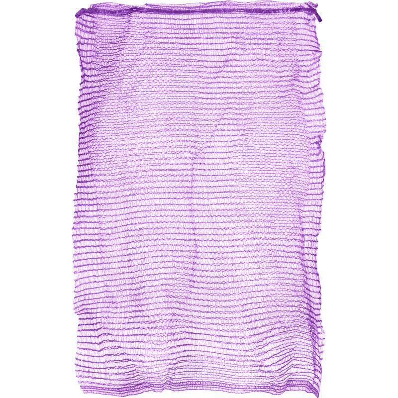 Мешок-сетка полиэтиленовый фиолетовый 50х80 см (до 35 кг, 100 штук в упаковке) NoName