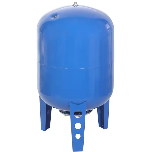Гидроаккумулятор вертикальный 200 л Тополь 9909 1 1/4" синий