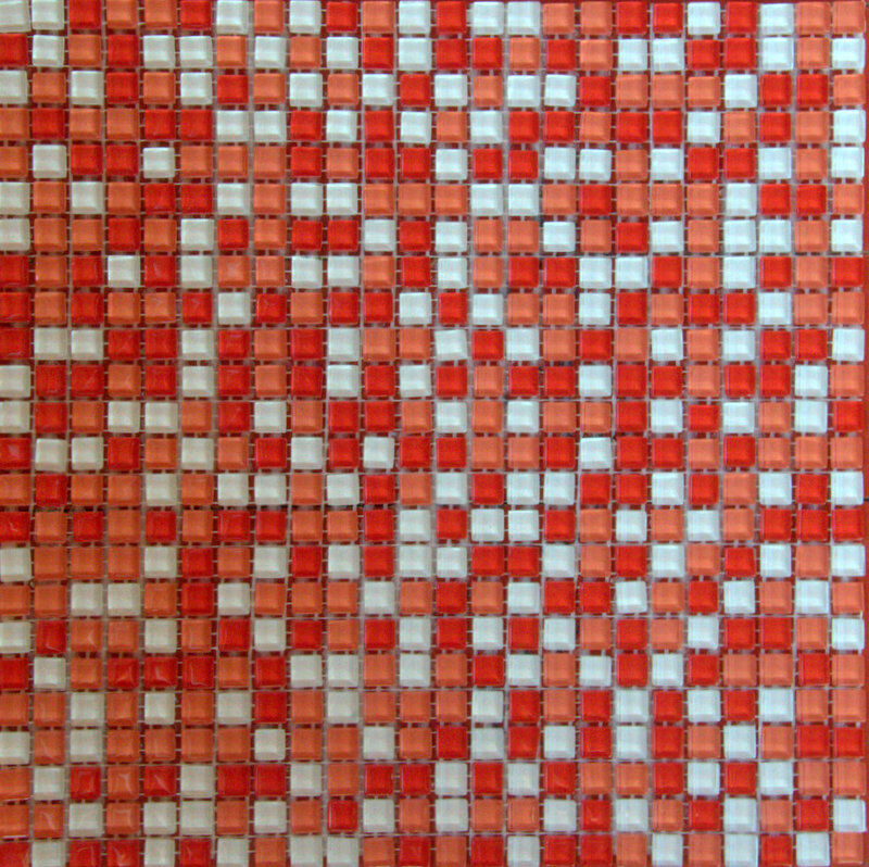 Мозаика LGR 02 Tonomosaic стеклянная LGR02 глянцевая красная терракотовая