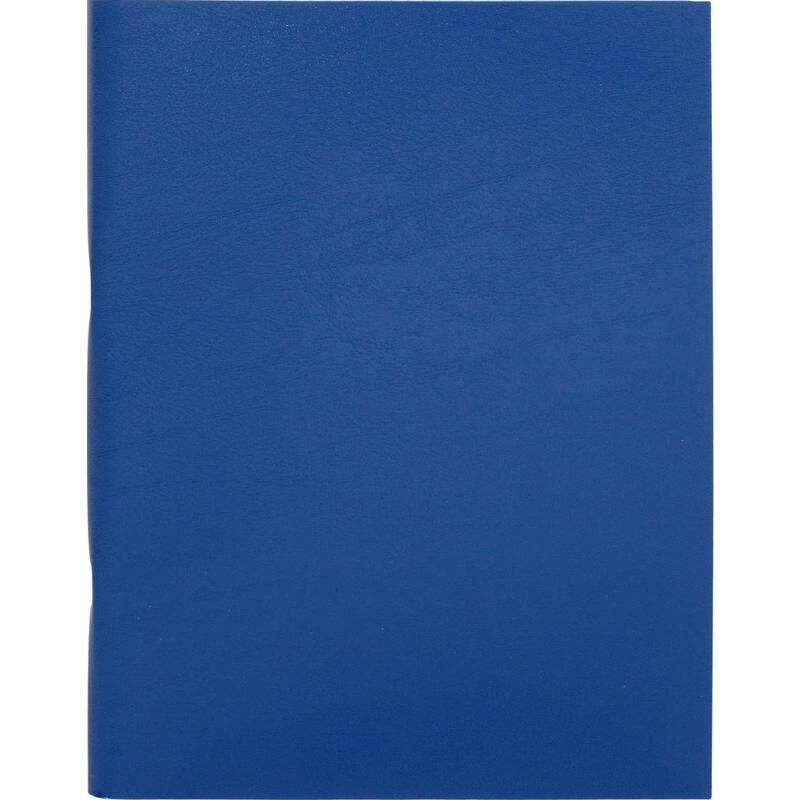 Тетрадь общая А4 80 листов в клетку на скрепке (обложка синяя, офсет) NoName