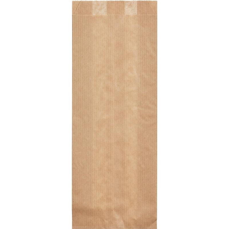 Пакет бумажный для выпечки 110х300x50 мм крафт (2000 штук в упаковке) NoName