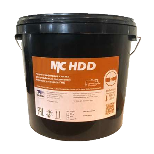 Смазка для буровых штанг МС HDD (зима), 4.5кг ведро