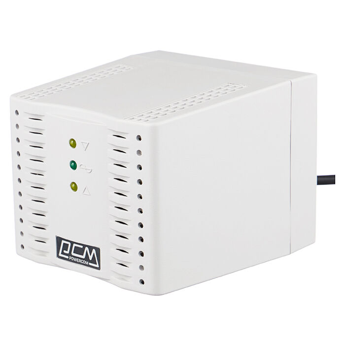 Стабилизатор напряжения PowerCom TCA-1200 White, 1200VA Powercom