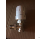 Клапан DYARM термостатический для радиатора 1/2 угловой верхний (наруж/внутр) с термогулятором белый