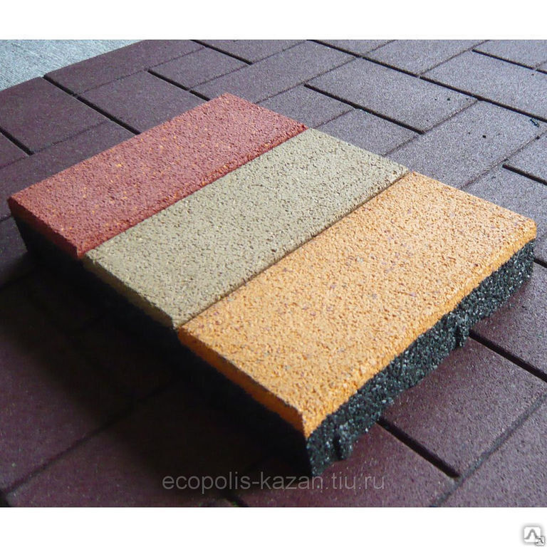 Брусчатка резиновая 20 мм купить за 1 350 руб./кв.м в Ростове-на-Дону ...