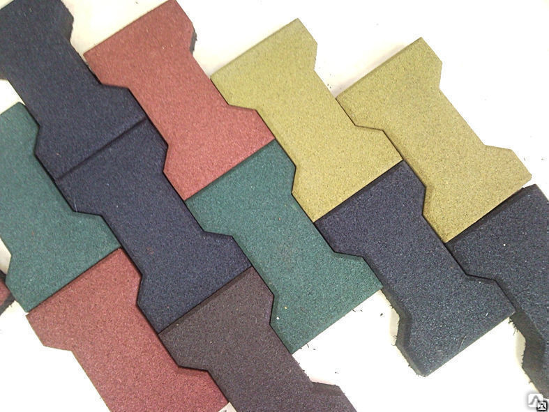 Резиновая брусчатка "Катушка" купить от 1 190 руб./кв.м в Москве от ...