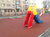 Детская площадка спортивная во дворе многоэтажного дома #2