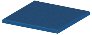 Коврик резиновый прямой 500х500х30 синий