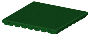 Коврик резиновый прямой 500х500х45 зеленый