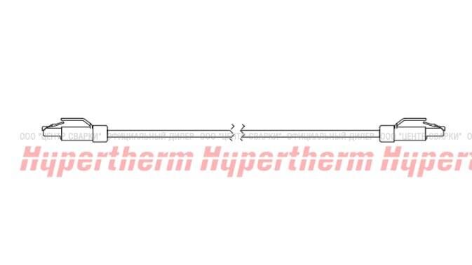 Кабель: 0.6M/2' ETHERCAT M/M RJ45 FLEX SF/UTP экранированный Hypertherm