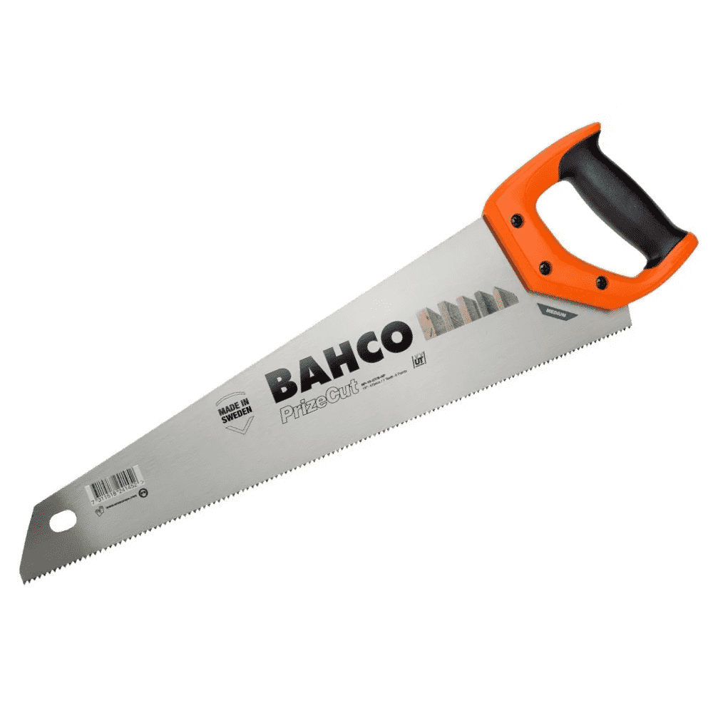 Ножовка по дереву "BAHCO" PrizeCut 550 мм универсальная (8TPI)