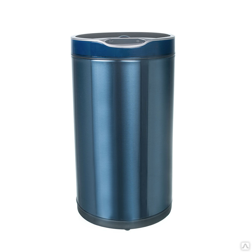 Ведро для мусора сенсорное, круглое, внутр ведро, Foodatlas JAH-9312, 12 л (сапфировый)