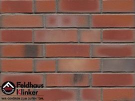 Фасадная клинкерная плитка Feldhaus Klinker R991 bacco ardor matiz