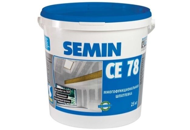 Шпаклевка SEMIN HIDRO CE-78 для швов 18 кг