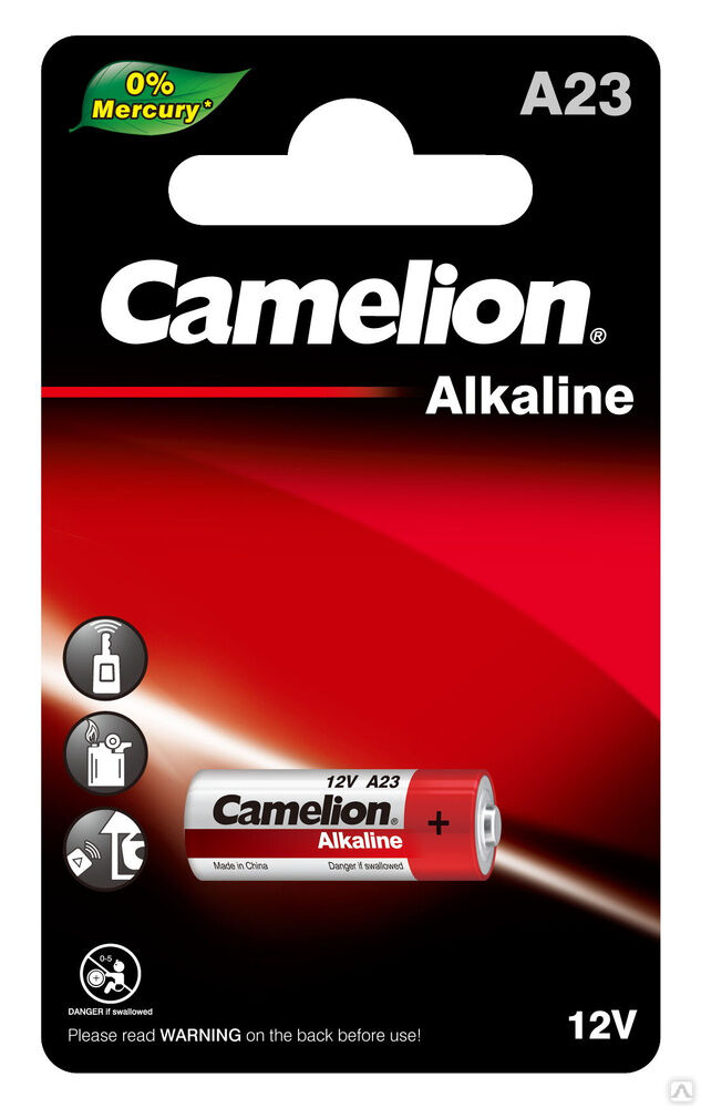 Camelion LR23A BL-1 Mercury Free (A23-BP1, батарейка,12В) CAMELION