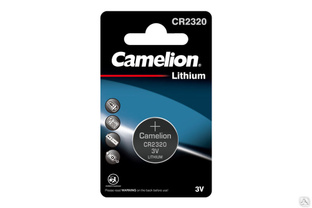Camelion CR2320 BL-1 (CR2320-BP1, батарейка литиевая,3V) CAMELION 