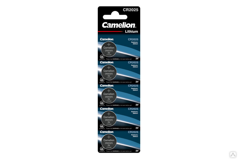 Camelion.CR2025 BL-5 (CR2025-BP5, батарейка литиевая,3V) CAMELION