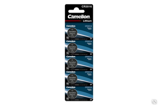 Camelion.CR2016 BL-5 (CR2016-BP5, батарейка литиевая,3V) CAMELION 