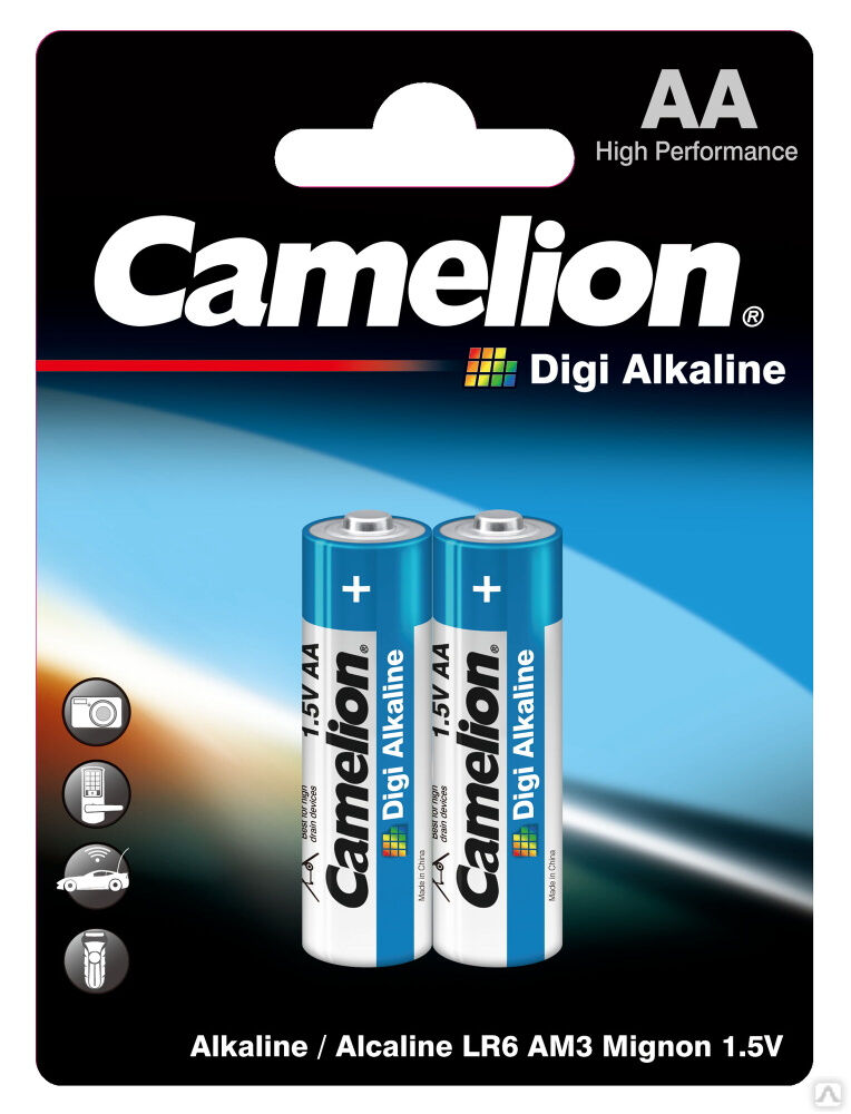 Camelion DIGI BL-2 LR6 (LR6-BP2DG, батарейка,1.5В) CAMELION