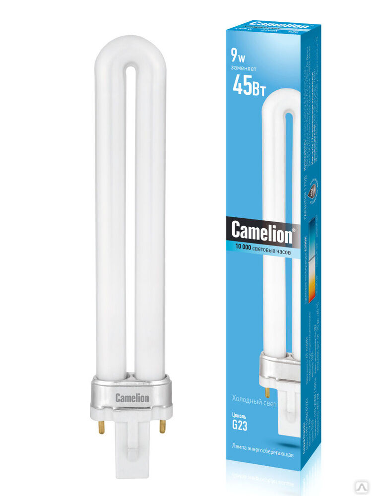 Camelion LH9-U/842/G23 (Энергосберегающая лампа 9Вт 110-230В, универсальная, холодный свет 4200К) CAMELION