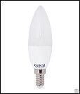 Лампа светодиодная GLDEN-CF-12-230-E14-2700 Свеча матовая 12 Вт 38х113 мм 