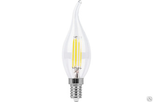 Лампа светодиодная GLDEN-CWS-7-230-E14-2700 1/10/100 Свеча на ветру 7 Вт 35х120 мм 