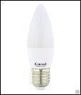 Лампа светодиодная GLDEN-CF-12-230-E27-6500 Свеча матовая 12 Вт 38х112 мм 