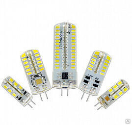 Лампа светодиодная g4 27 2835 3w 12V AC/DC plastic