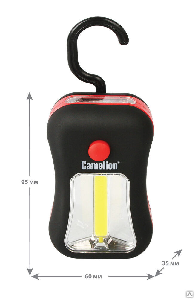 Сamelion LED51520 (автомобильный фонарь, 3W COB+4 LED, 3XR03, пластик, магнит, подвес, блистер) CAMELION 2
